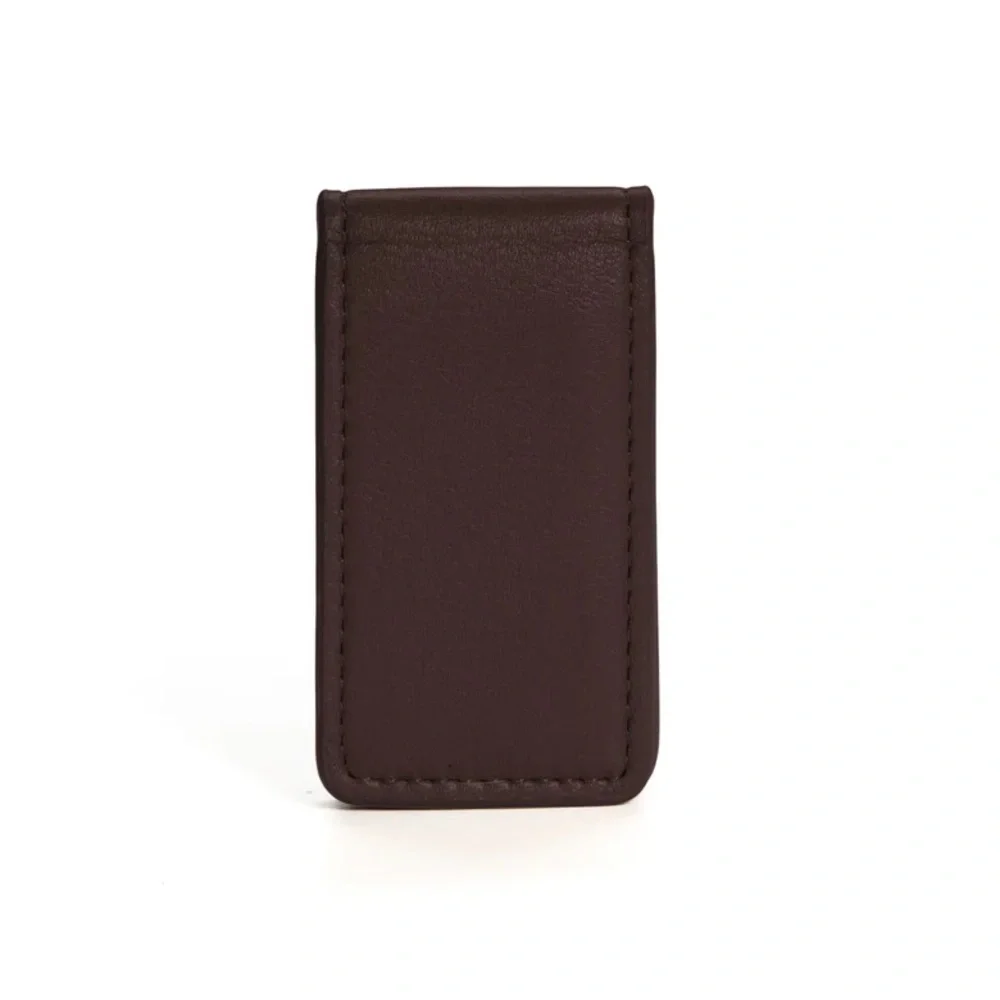 Leatherology Magnetic Money Clip, Brown